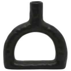 Vase en dolomite noir h20cm - arty folk