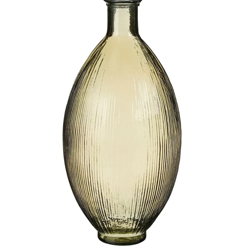 Vase en verre recycle marron h59cm - Firenza