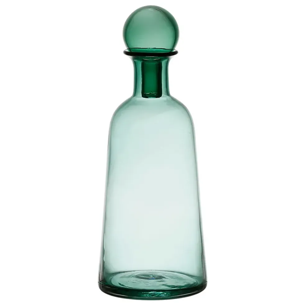 Vase en verre vert d14xh40cm - Pop'S