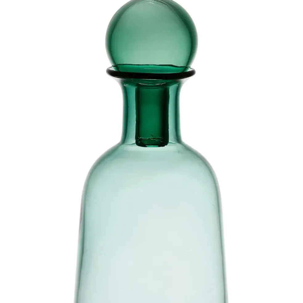 Vase en verre vert d14xh40cm - Pop'S