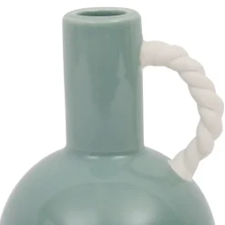 Vase vert en grès - funny