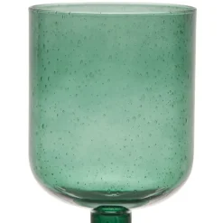 Verre a pied en verre emeraude 40cl - Pernille