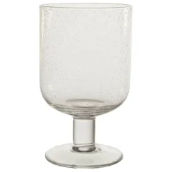 Verre a pied en verre transparent - Pernille